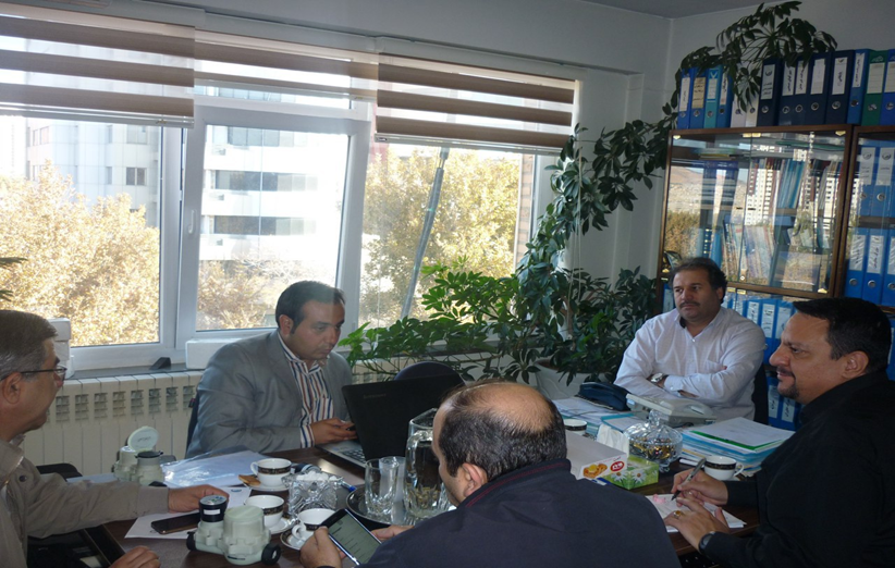 جلسه  مشترک شرکت کنتورسازی البرز توان با معاونت مشترکین شرکت آبفای کشور